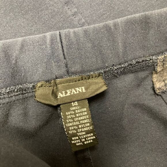 ALFANI, tummy control women’s pants, size 14,blue‎ - Picture 5 of 9